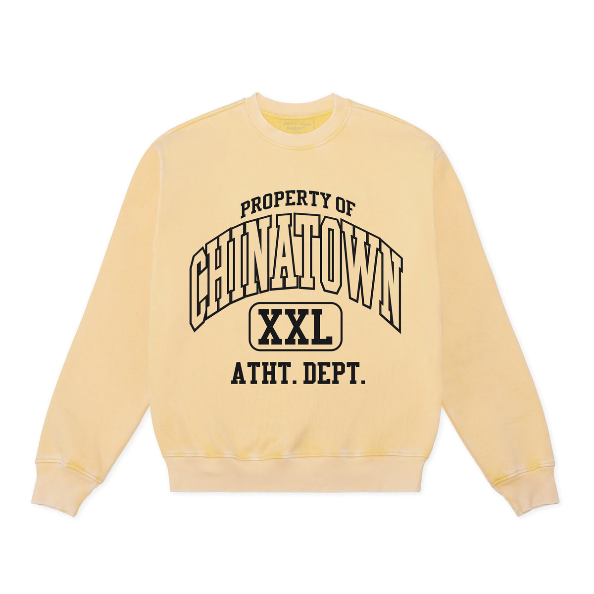 Property of Chinatown Crewneck in Yellow