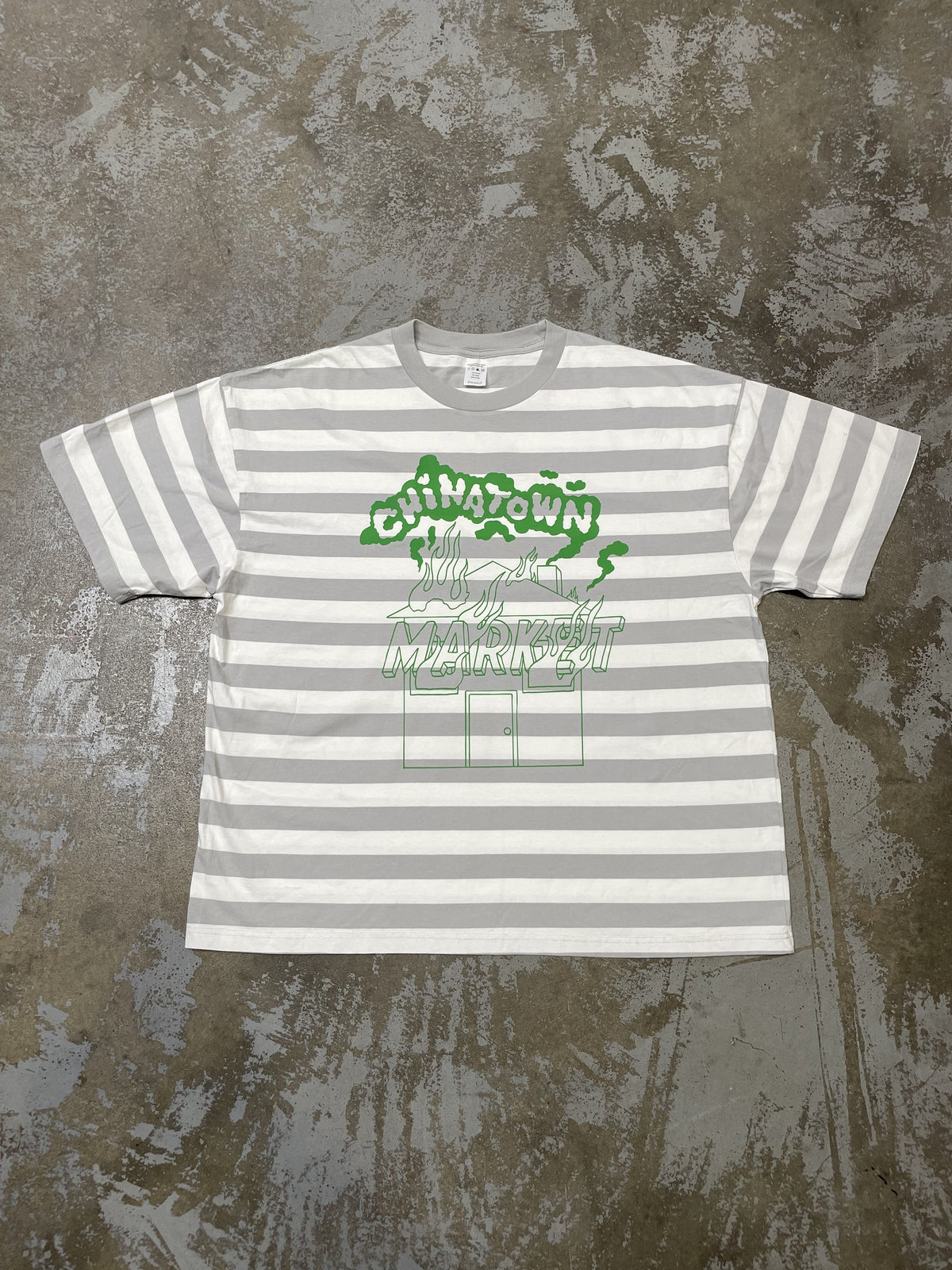 Chinatown Graffiti Stripe Tee - front