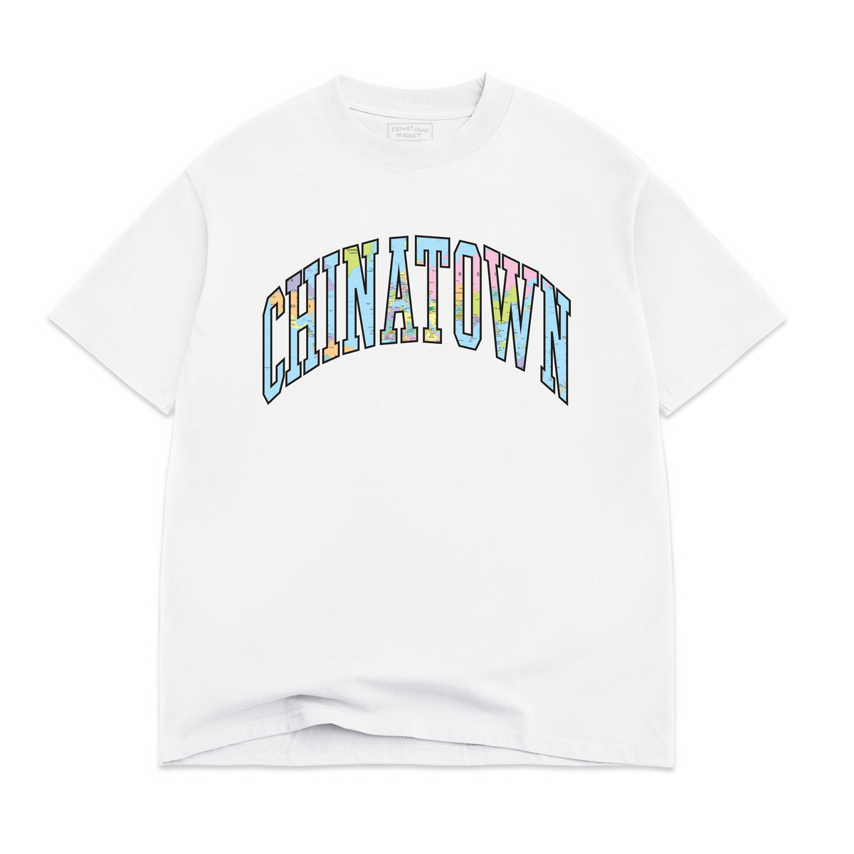 World Map Arc T-Shirt in White