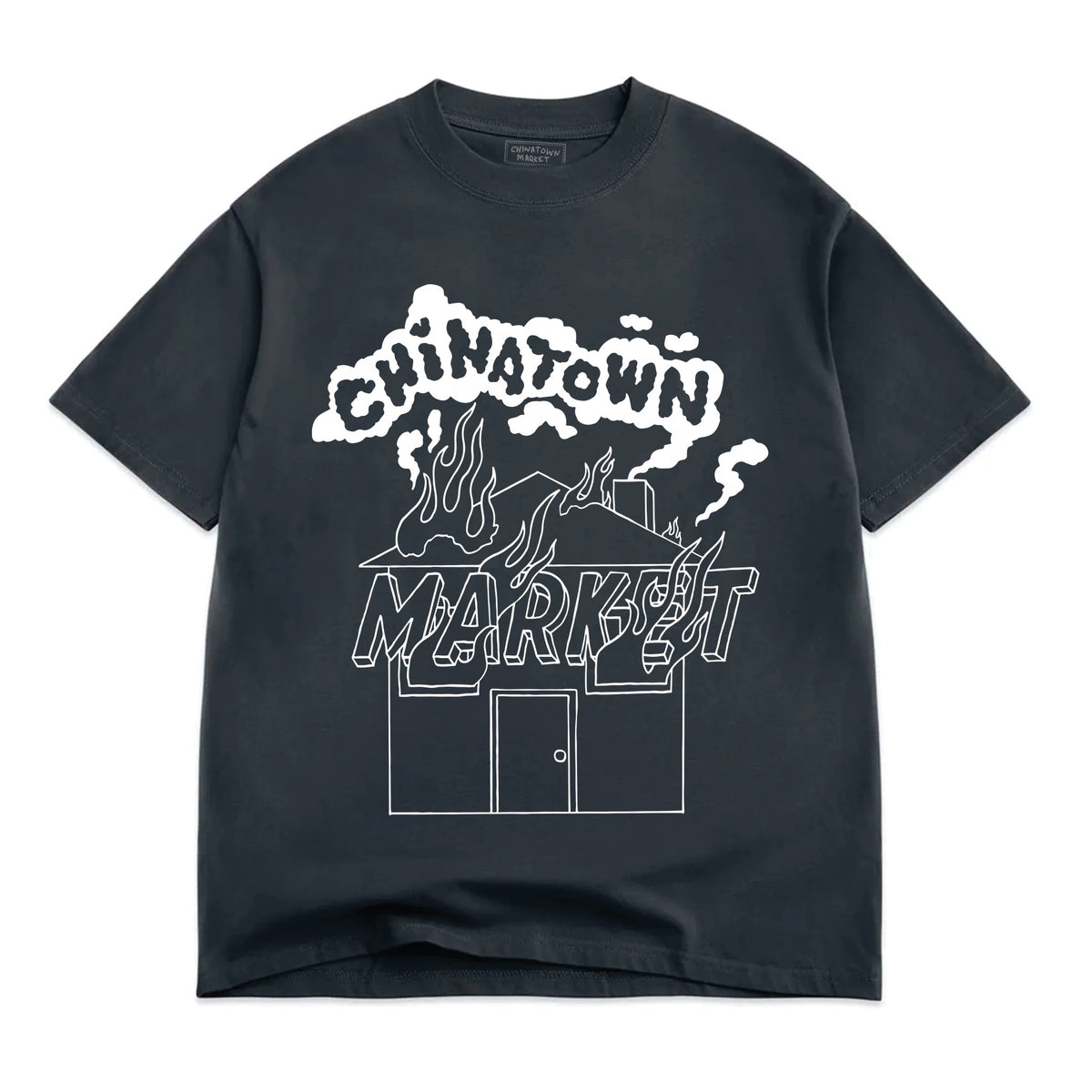 Chinatown On Fire T-Shirt in Vintage Black
