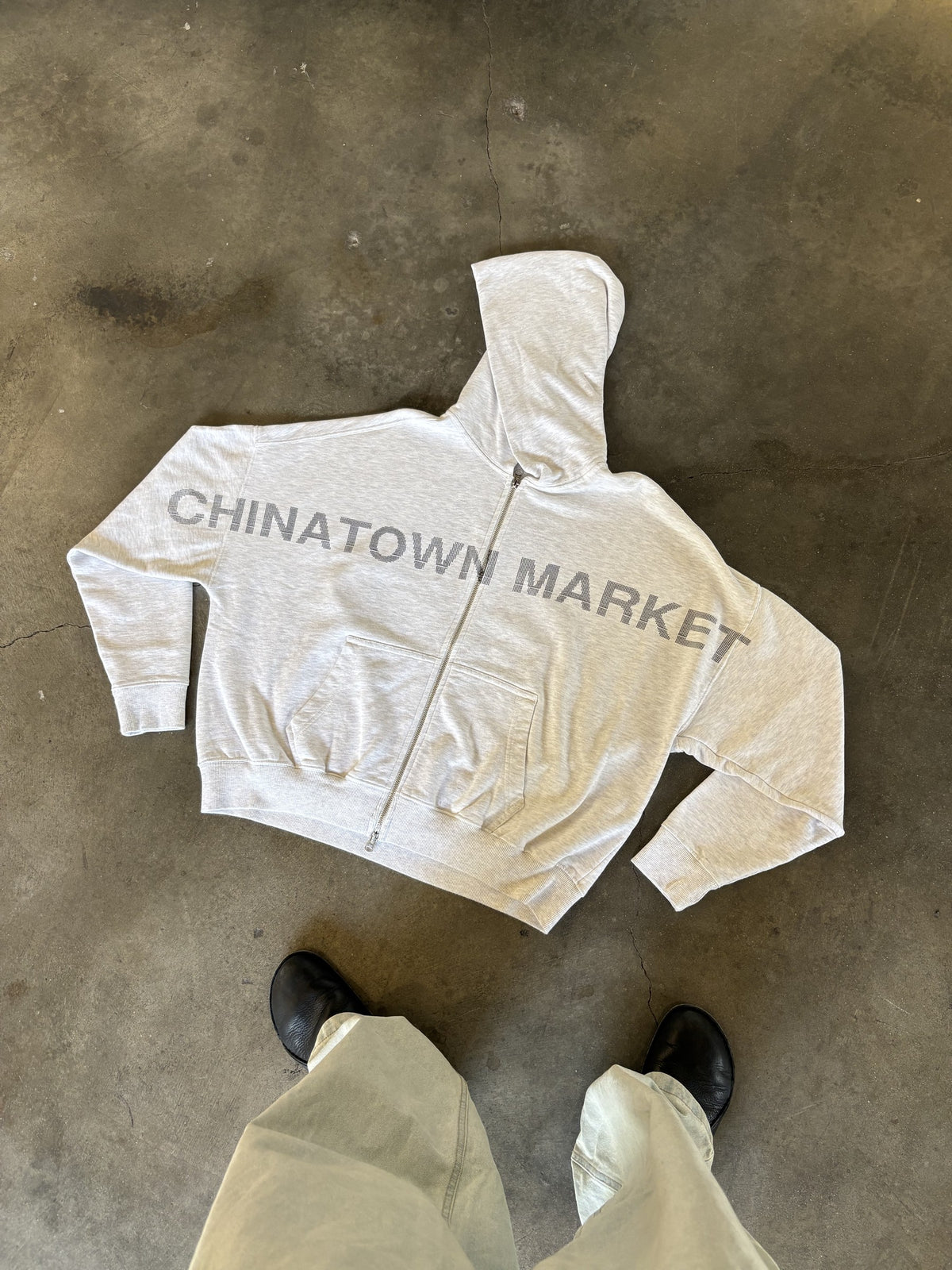 Shaka Print Gun 1 of 1 No. 04 Zip-Up Hoodie, Size L, front