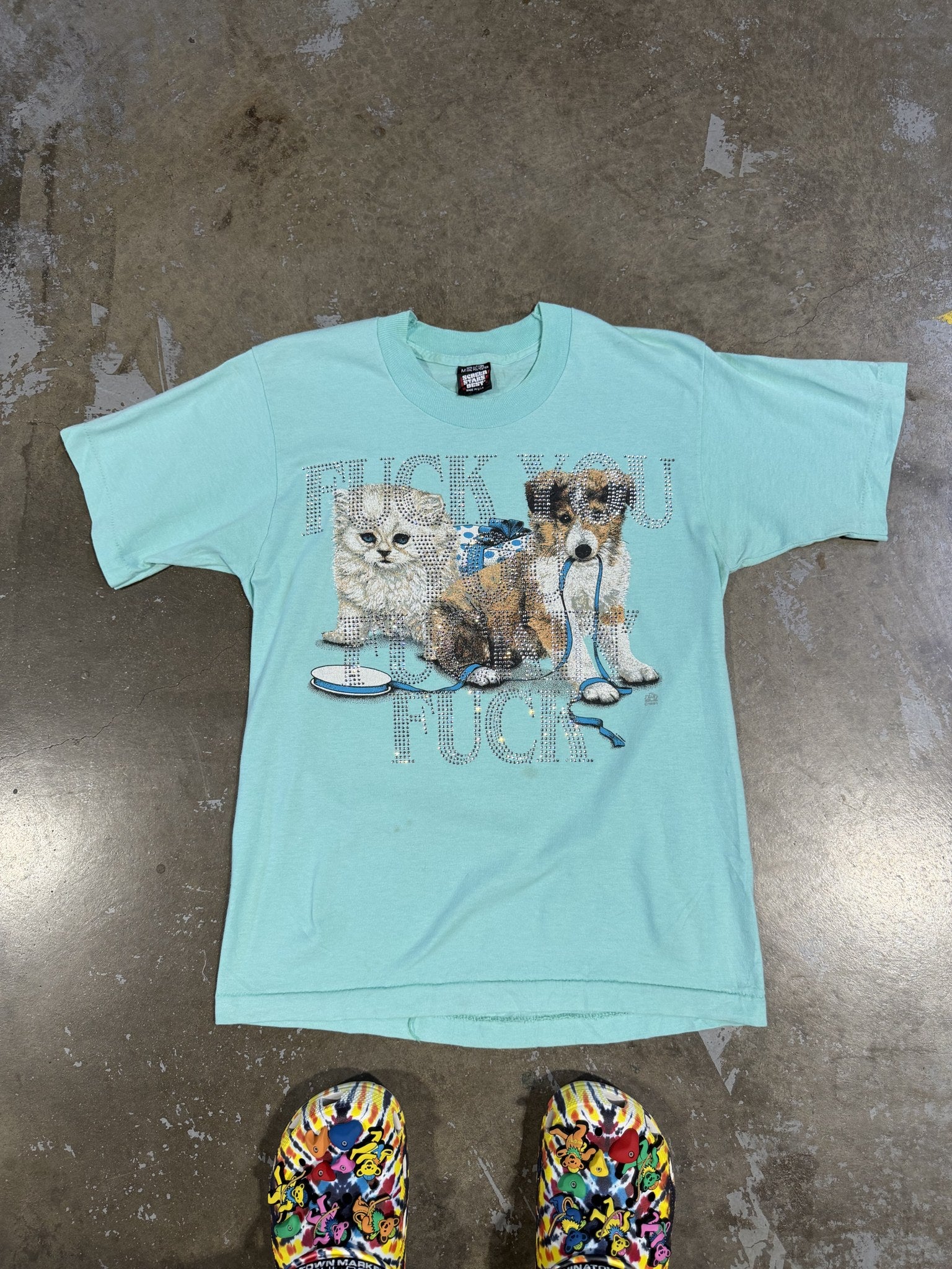 Bedazzled Puppies FU (Mint) - front