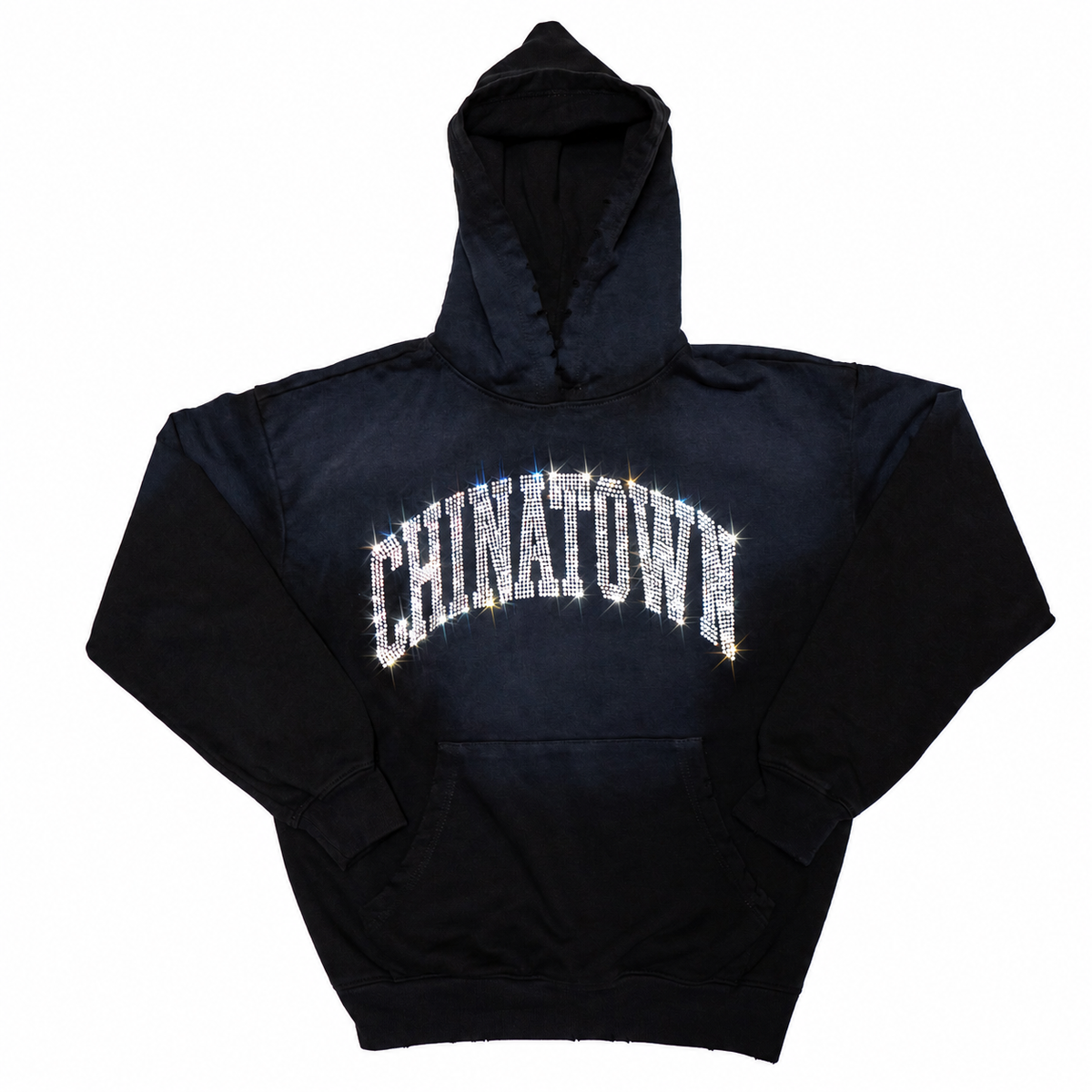 RHINESTONE ARC HOODIE