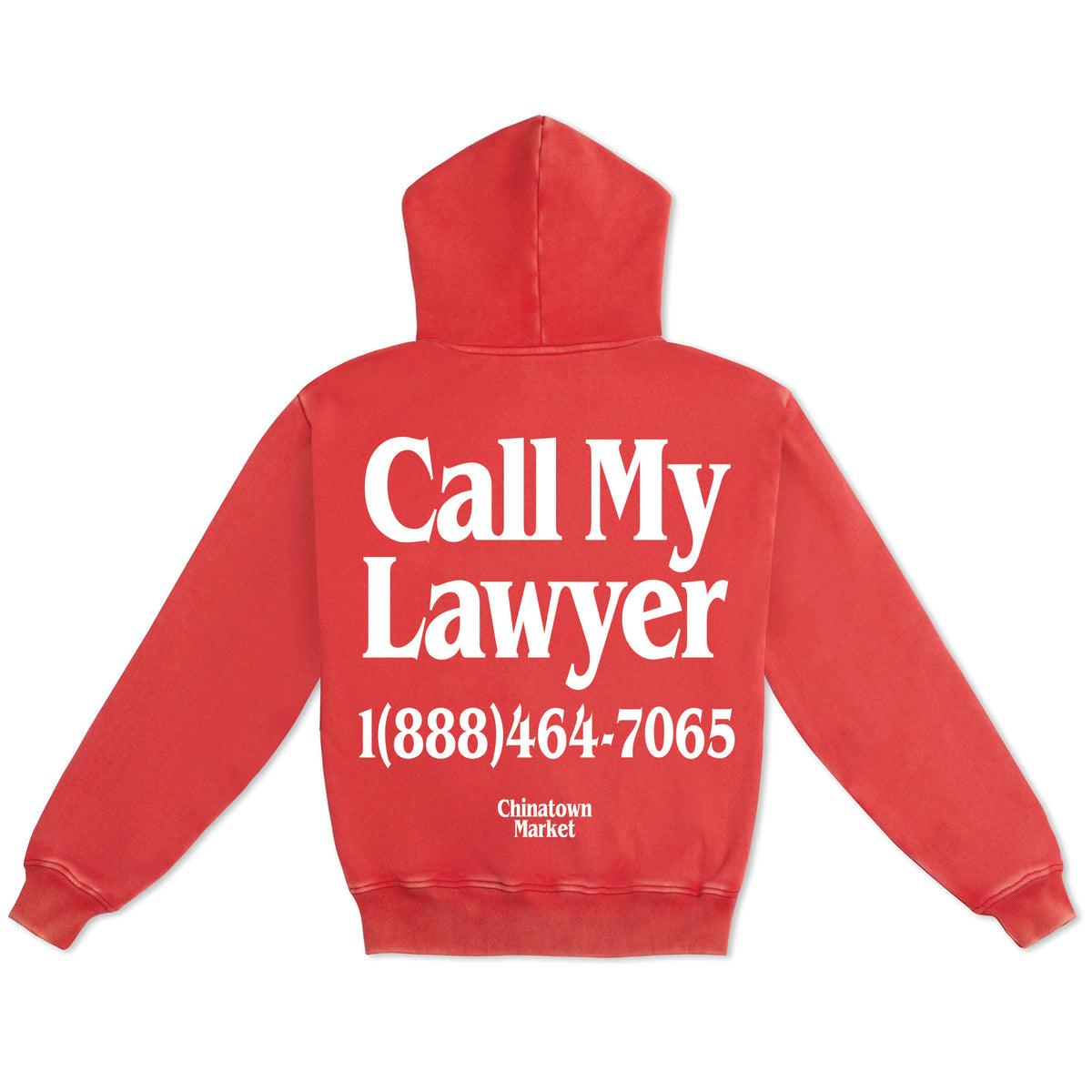 Call My Lawyer Hoodie in Red