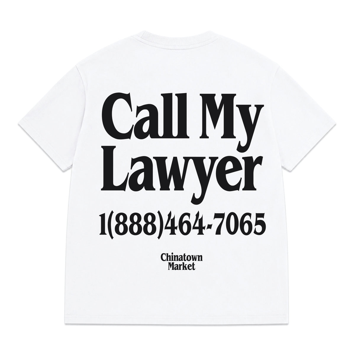 Call My Lawyer T-Shirt in White