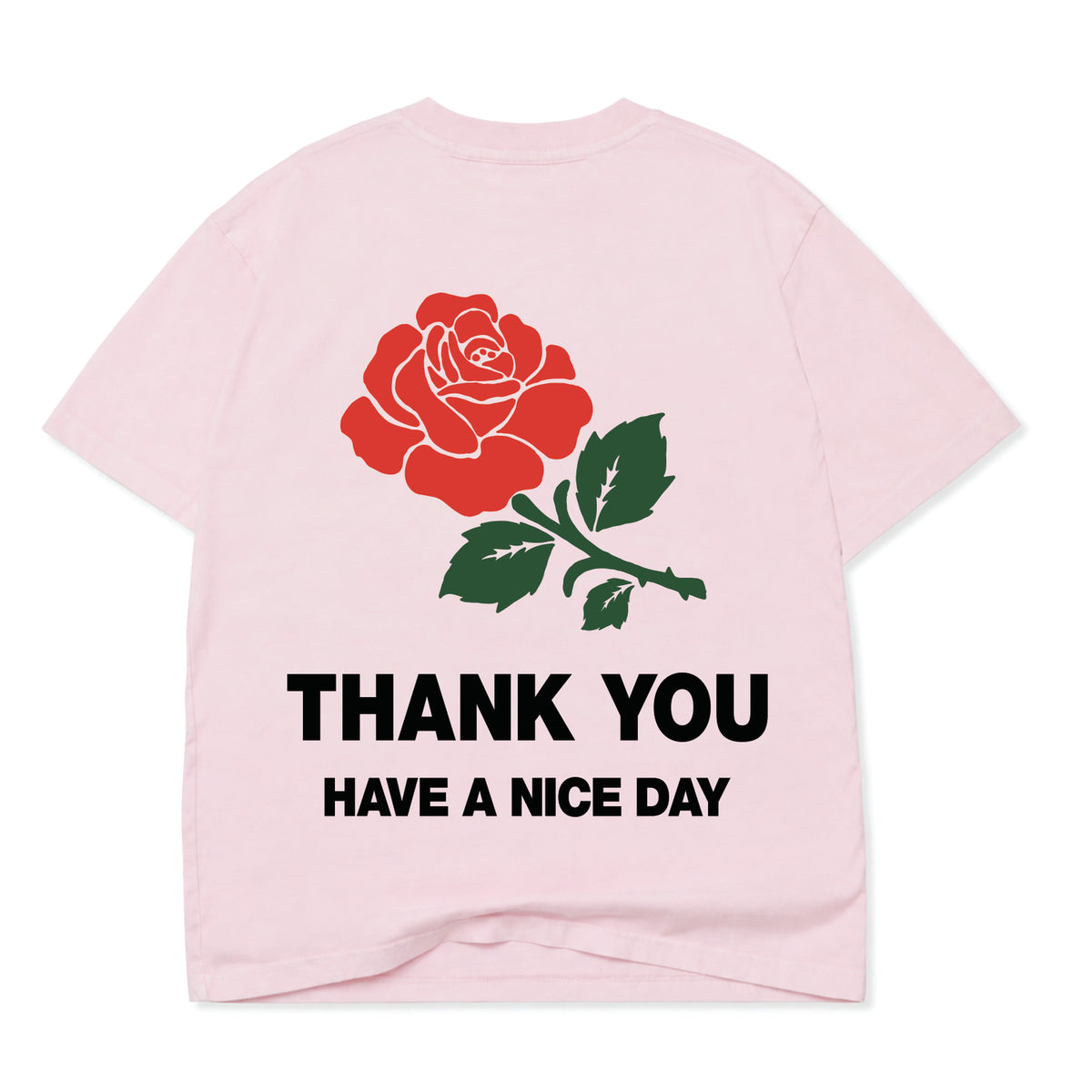 Thank You Rose T-Shirt in Pink