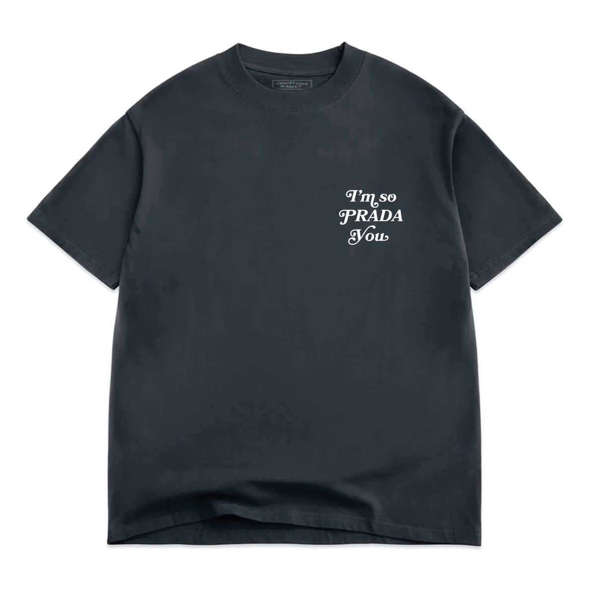 I'm So Prada You T-Shirt in Vintage Black 2