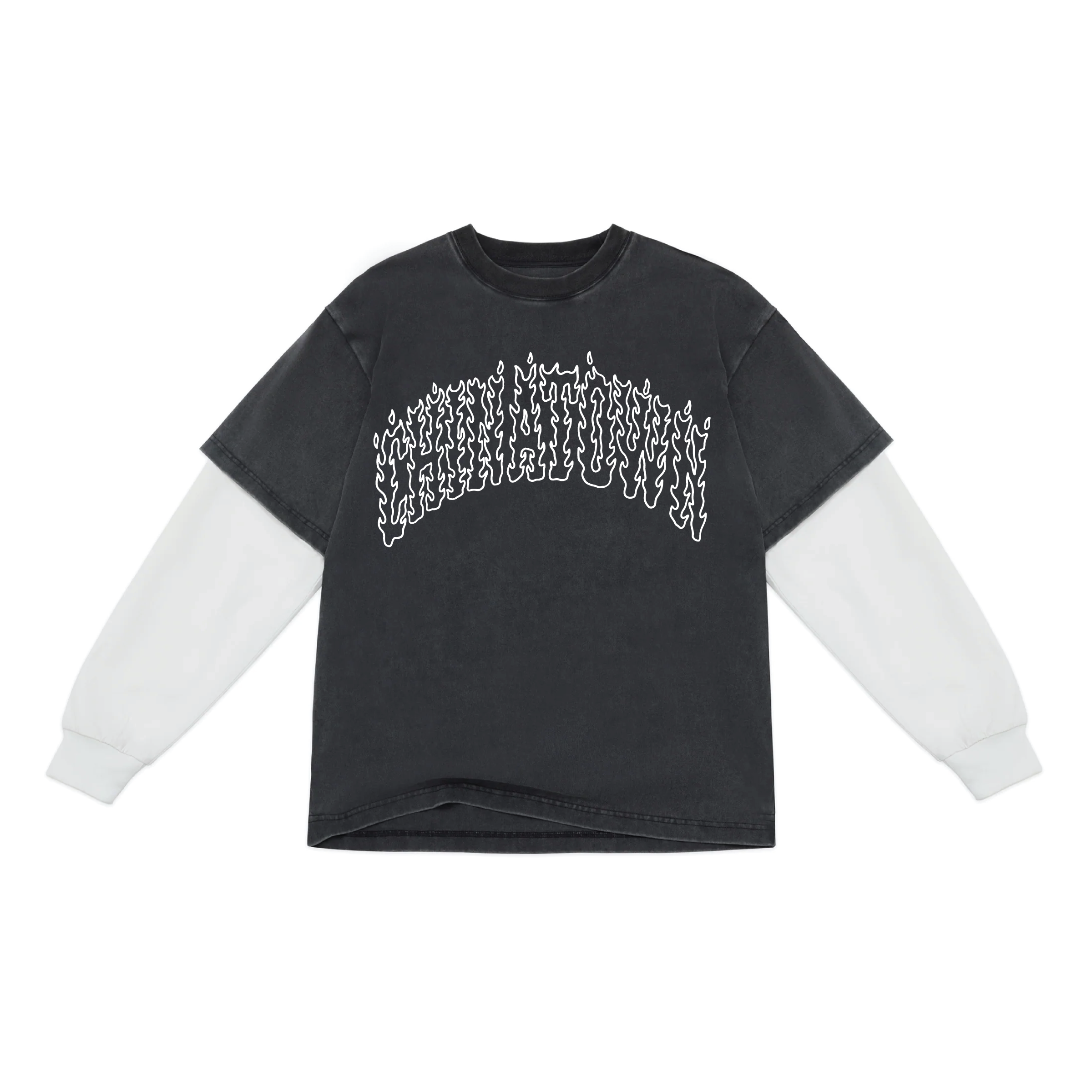 Flame Arc 2Fer Ls T-Shirt