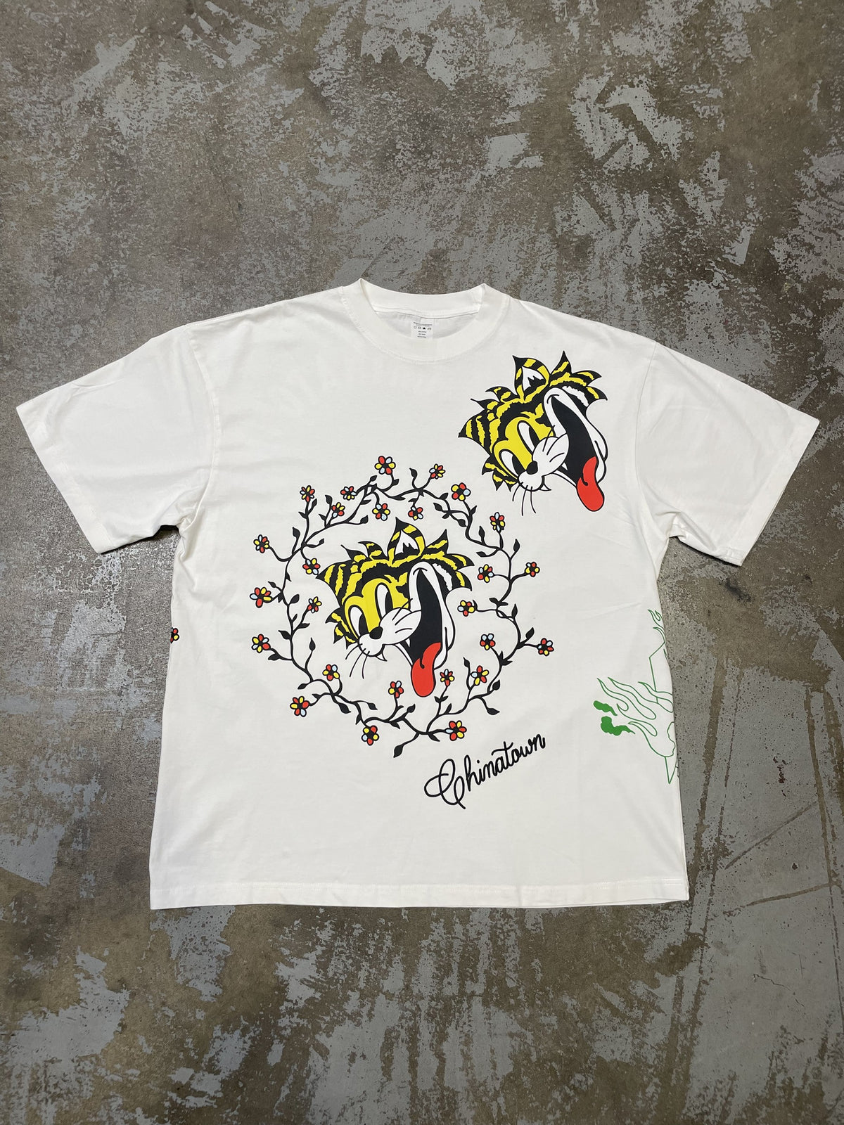 Double Tiger Vine Tee - front