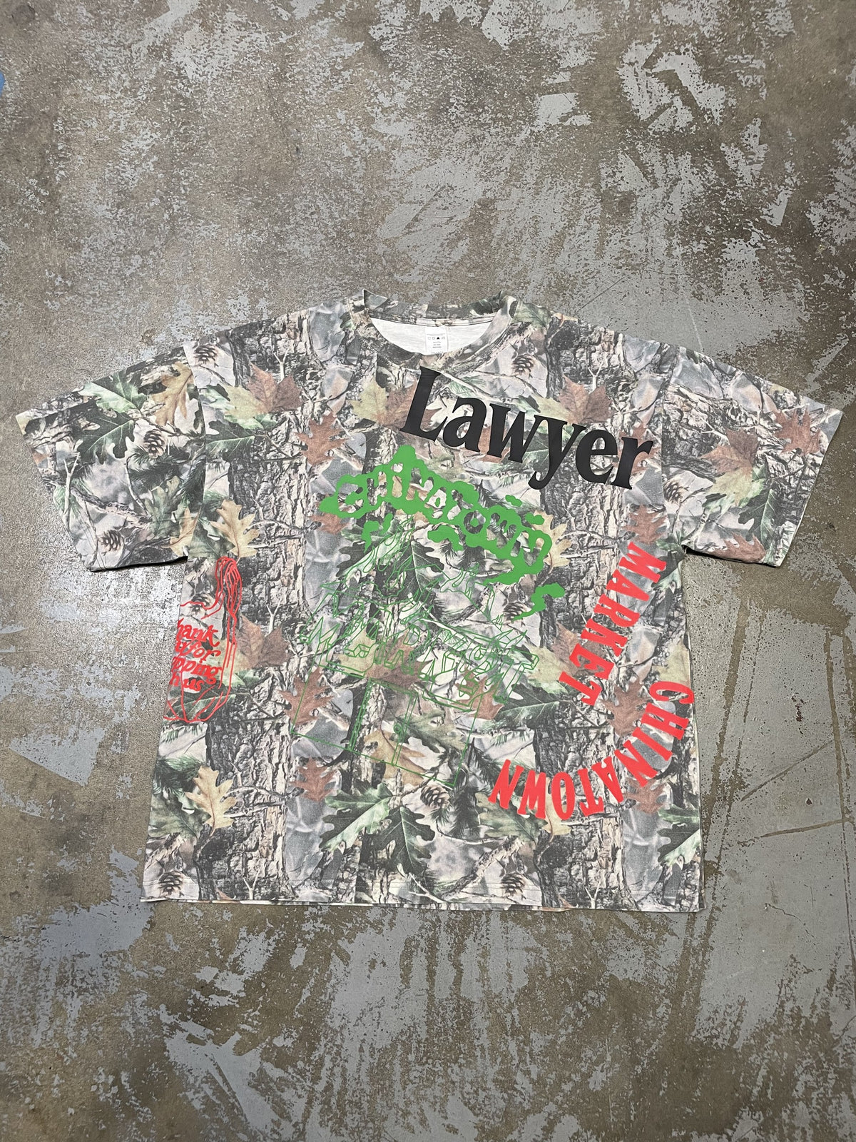 Call My Lawyer Overprint Tee - front