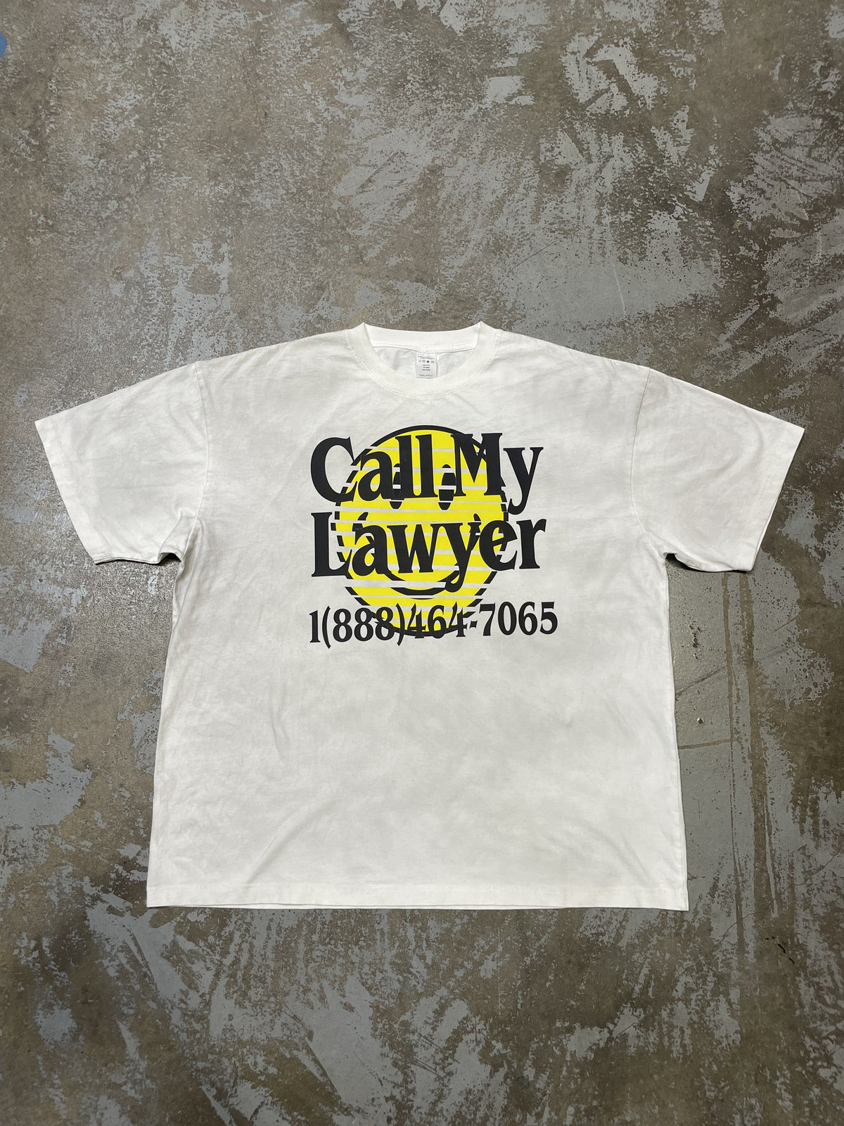 Call My Lawyer Smiley Tee - front