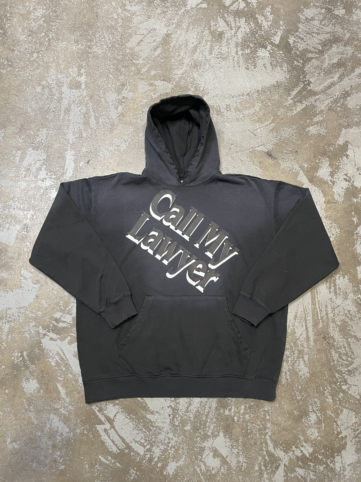 Call My Lawyer Outline Hoodie - front