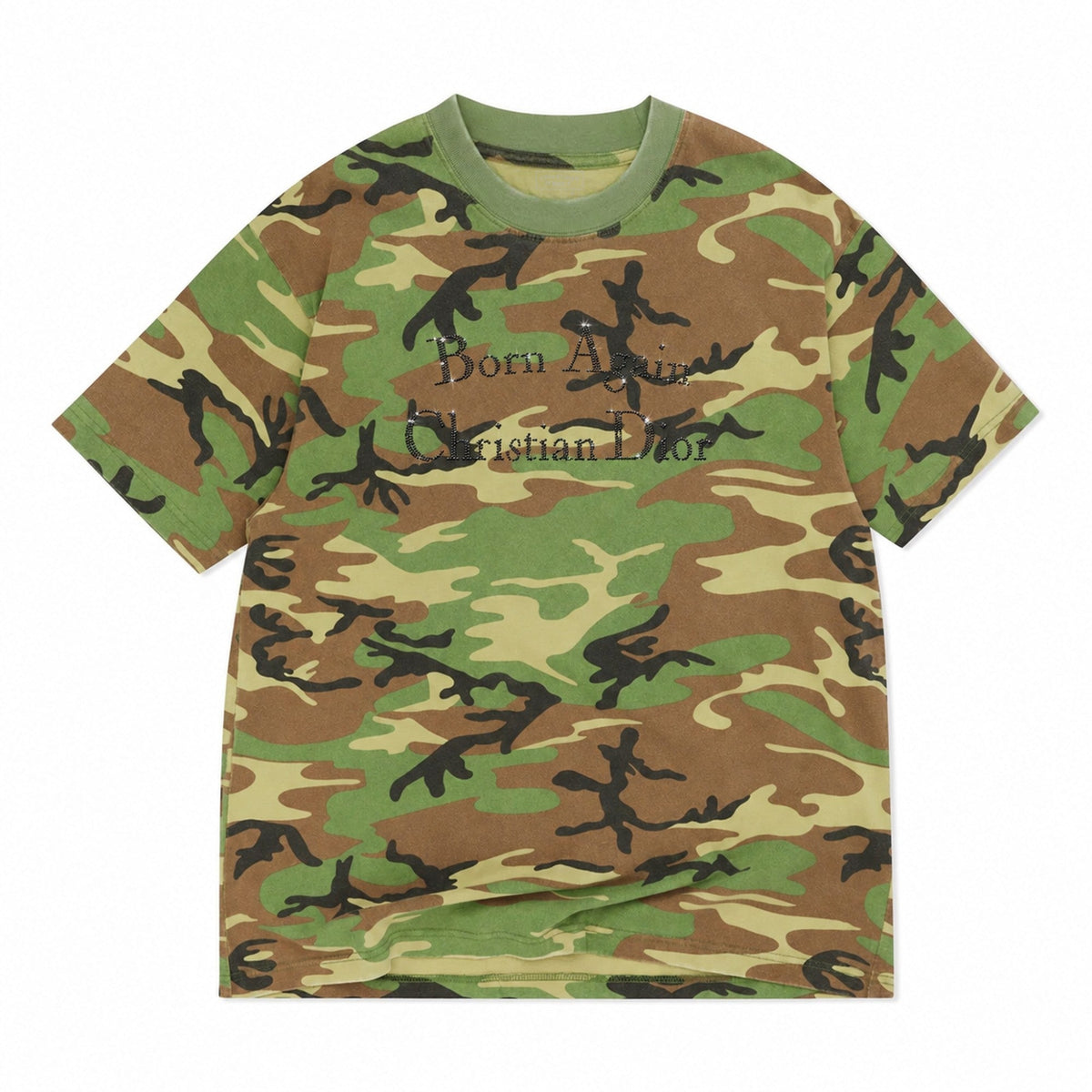 BACD Rhinestone Camo T-Shirt in Camo
