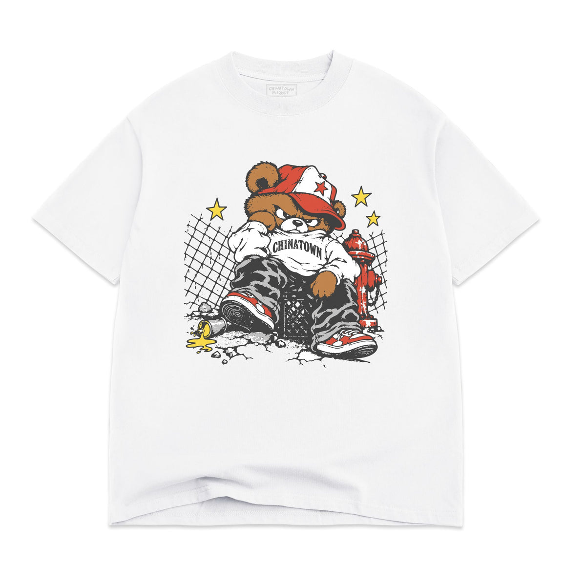 Street Bear T-Shirt in White