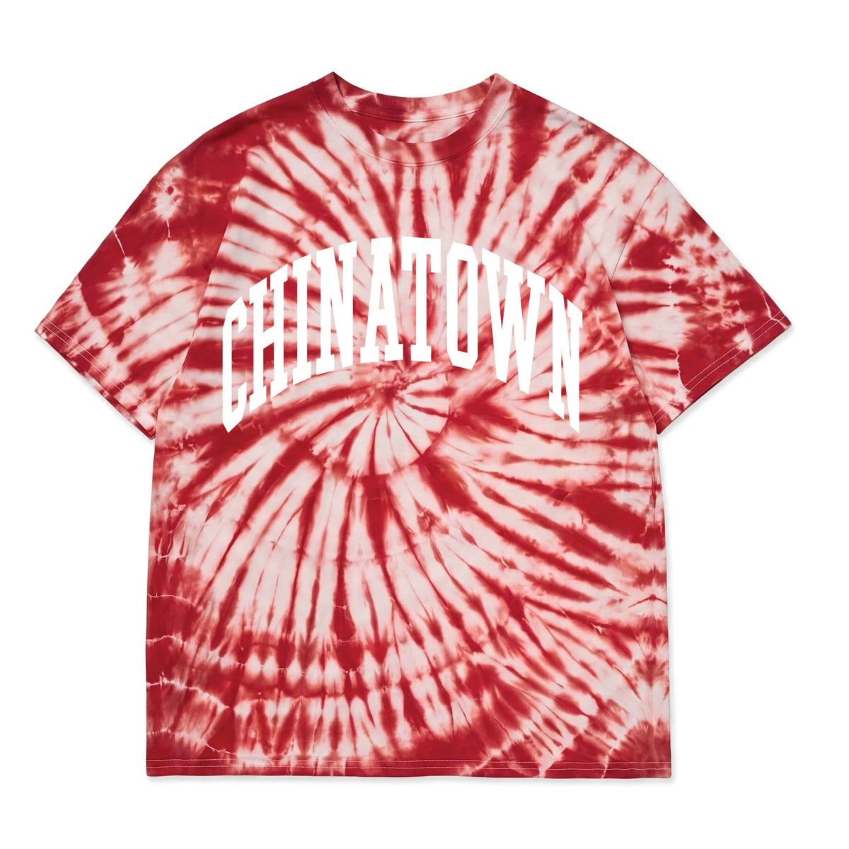 OG Arc Tie Dye T-Shirt in Red Tie Dye