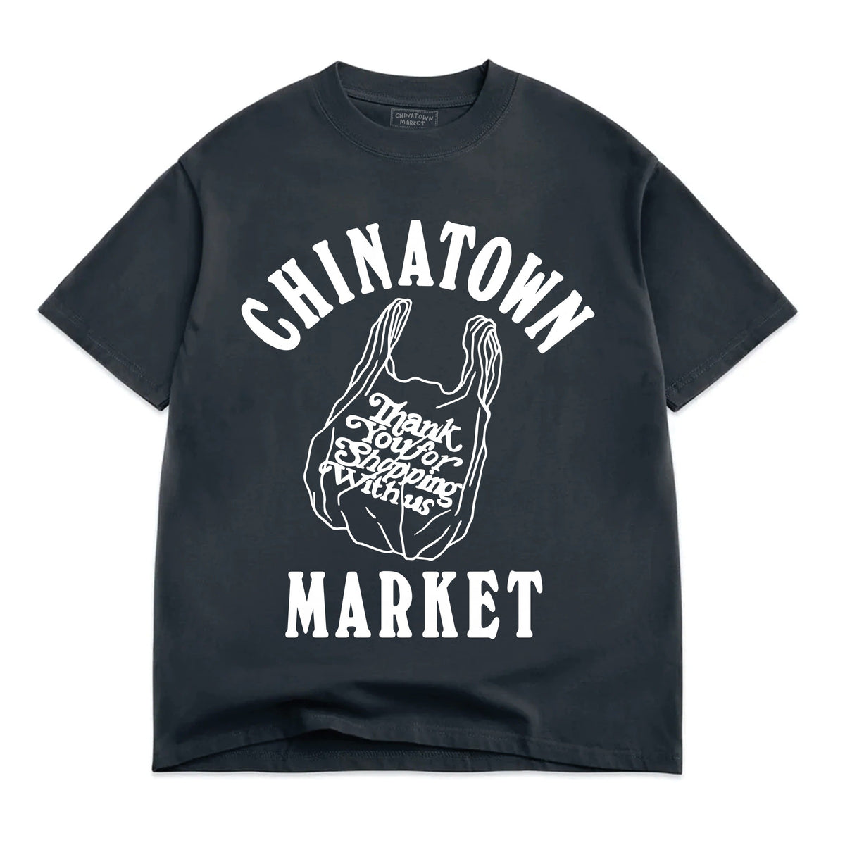 Thank You Bag T-Shirt in Vintage Black