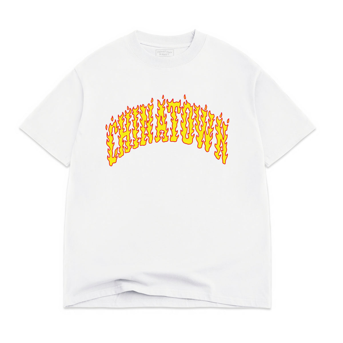 Flame Arc T-Shirt in White
