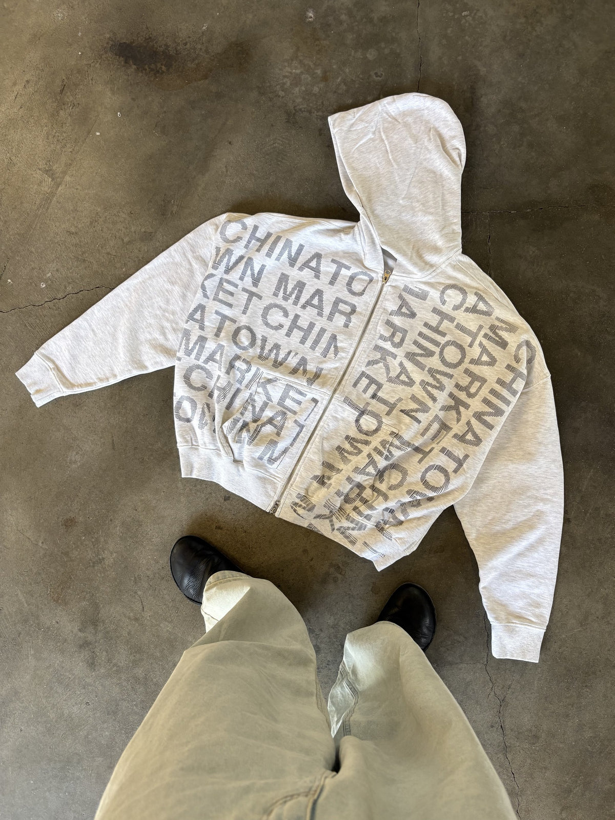 Shaka Print Gun 1 of 1 No. 05 Zip-Up Hoodie, Size L, front