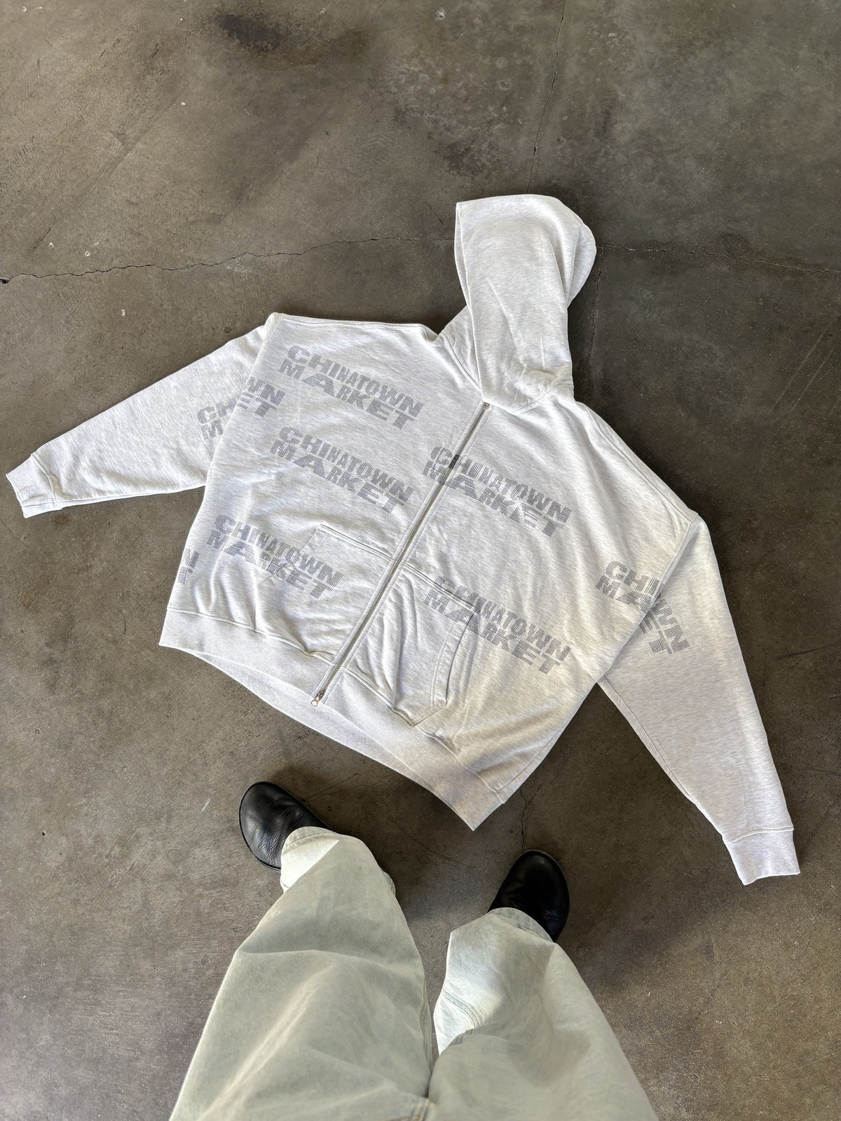 Shaka Print Gun 1 of 1 No. 08 Zip-Up Hoodie, Size 2XL, front