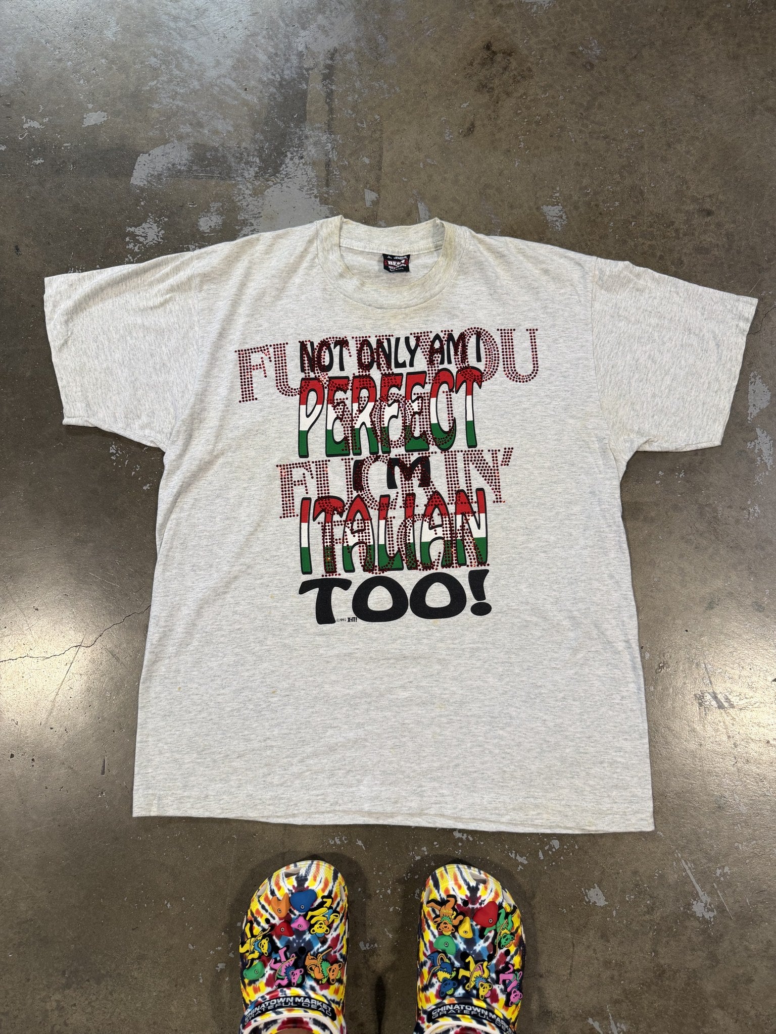 Bedazzled Italian FU (Grey) - front